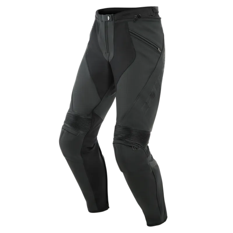 Dainese Pony 3 Leather Pants Perforated Matte Black