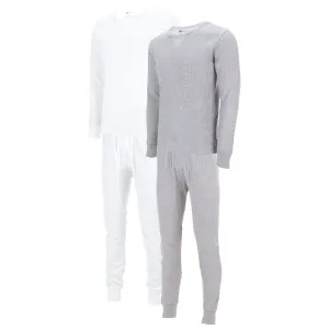 DARESAY Mens Thermal Long Sleeve Shirt & Pant - Base Layer for Tshirts & Jackets - Long Johns For Men Base Layer Set (2-Sets)