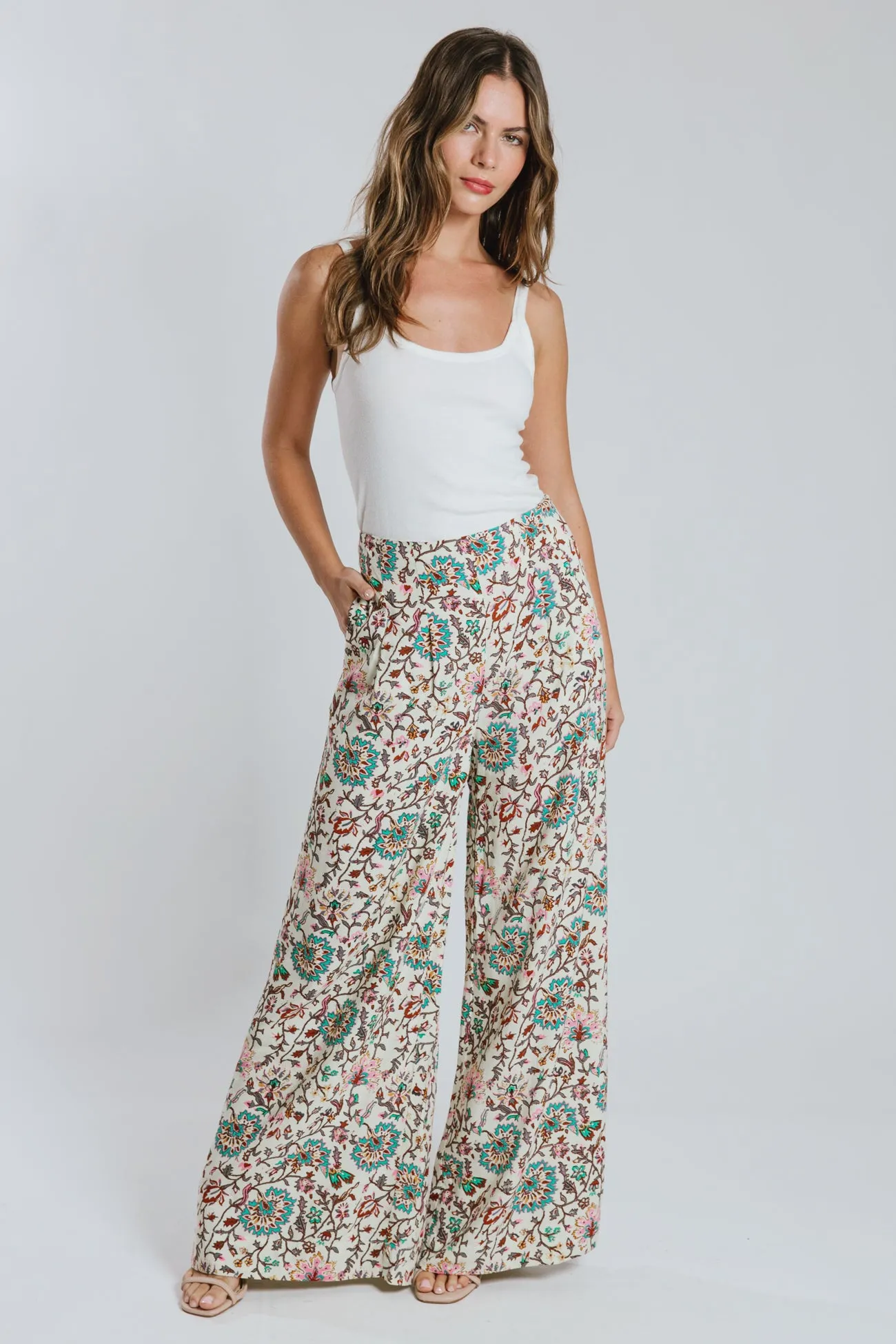 Deema Wide Leg Trousers