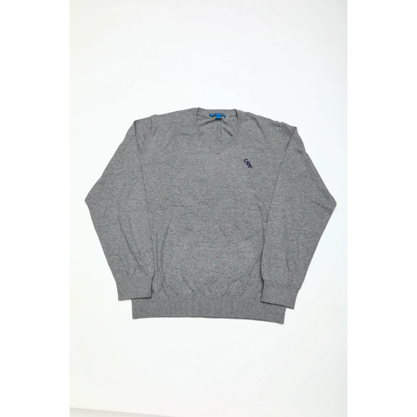 Dress Code Approved Grey V-Neck Sweater