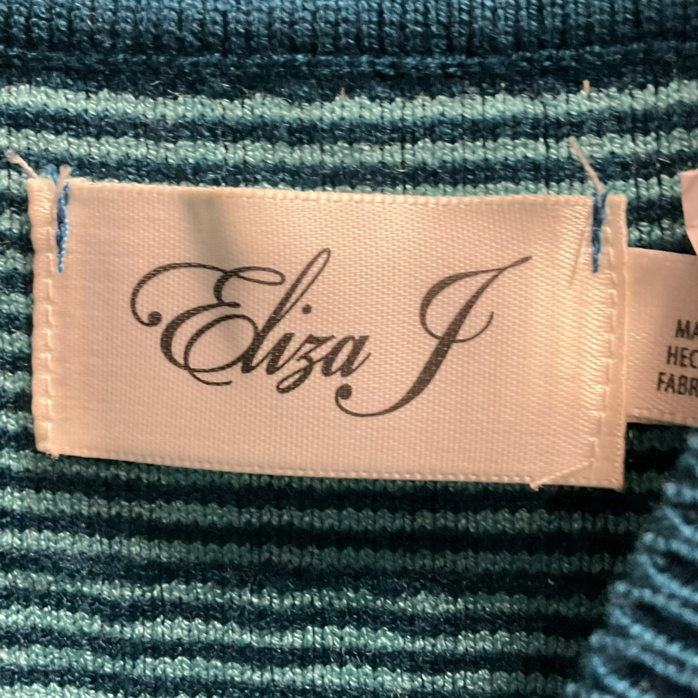 Dress Sweater By Eliza J In Teal, Size: M