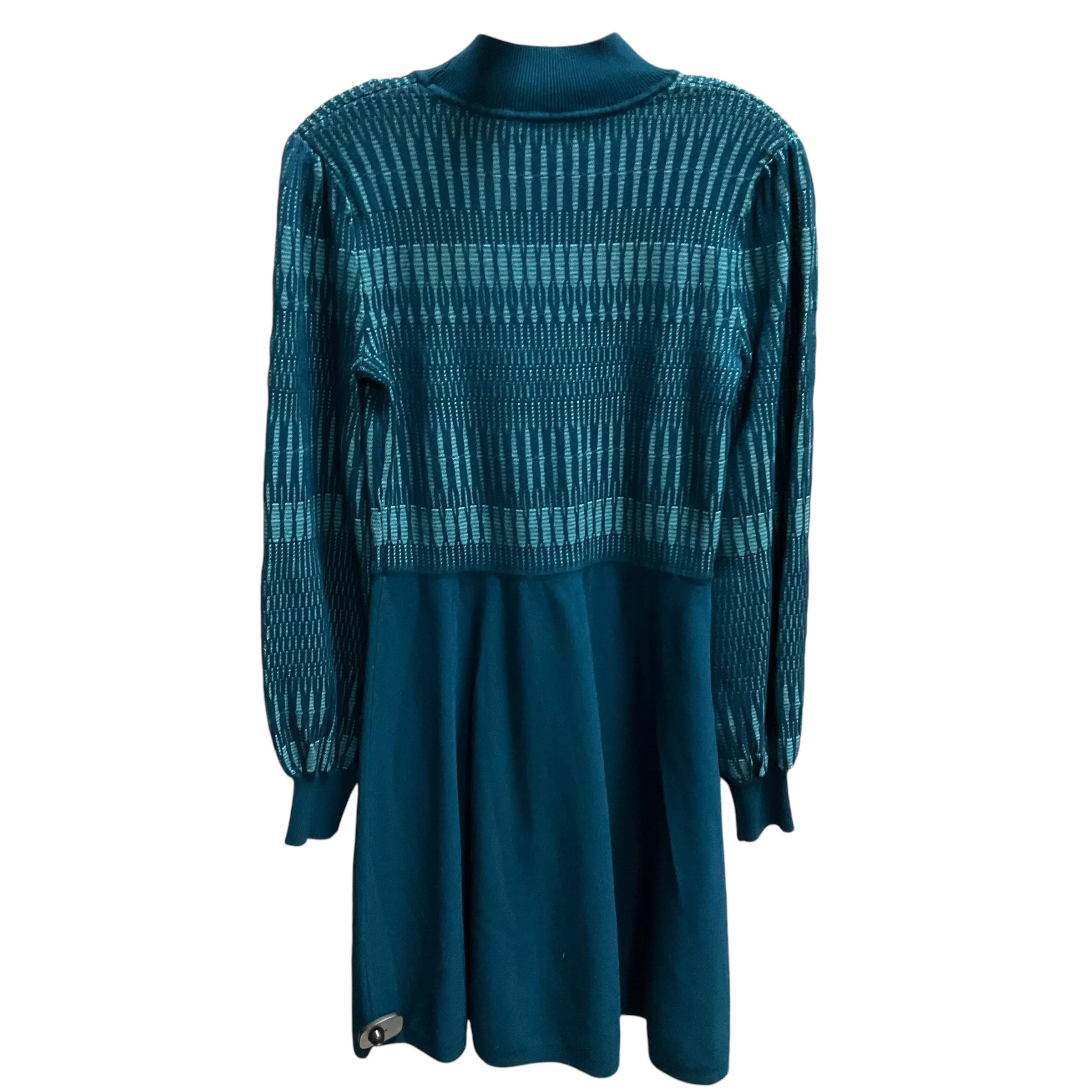 Dress Sweater By Eliza J In Teal, Size: M