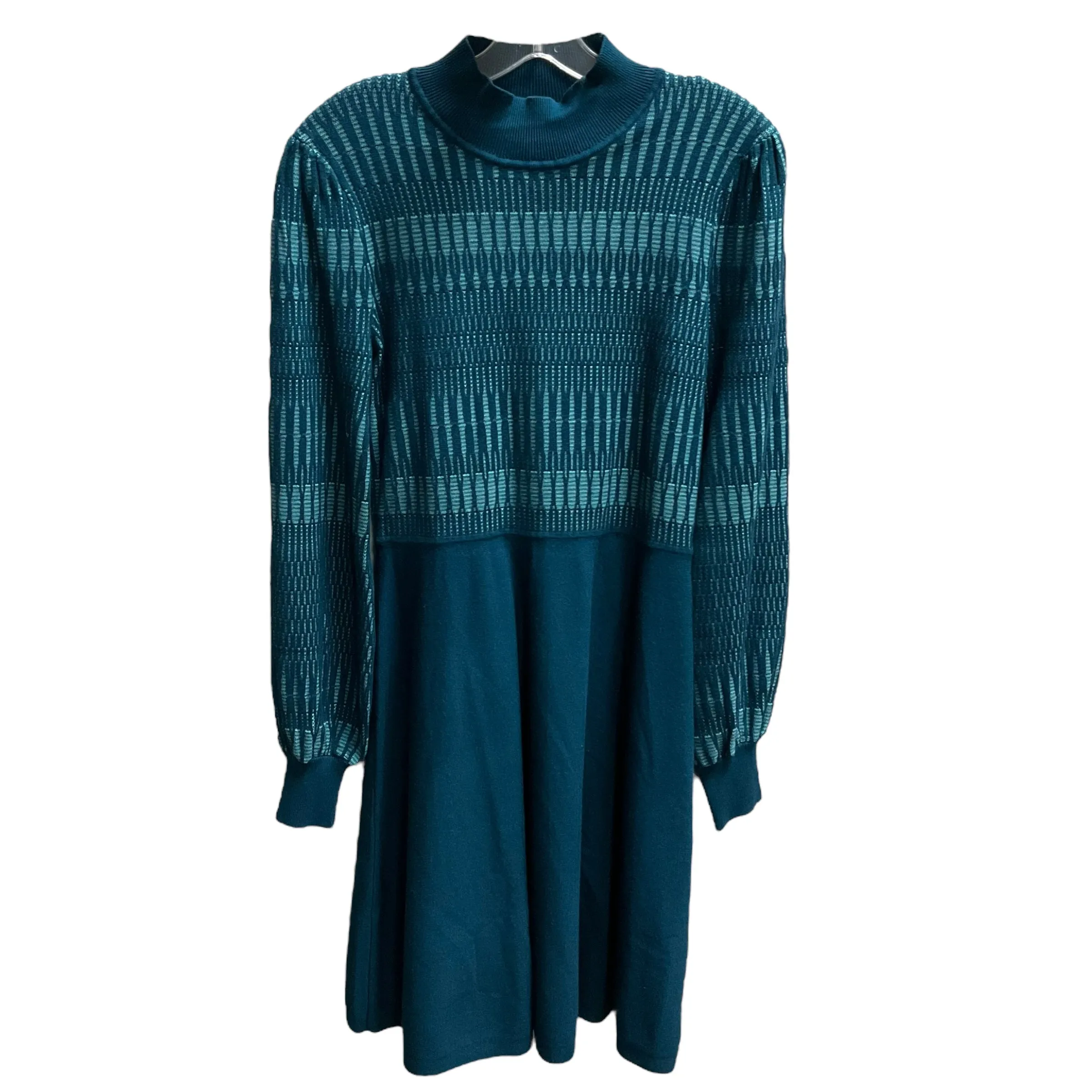 Dress Sweater By Eliza J In Teal, Size: M