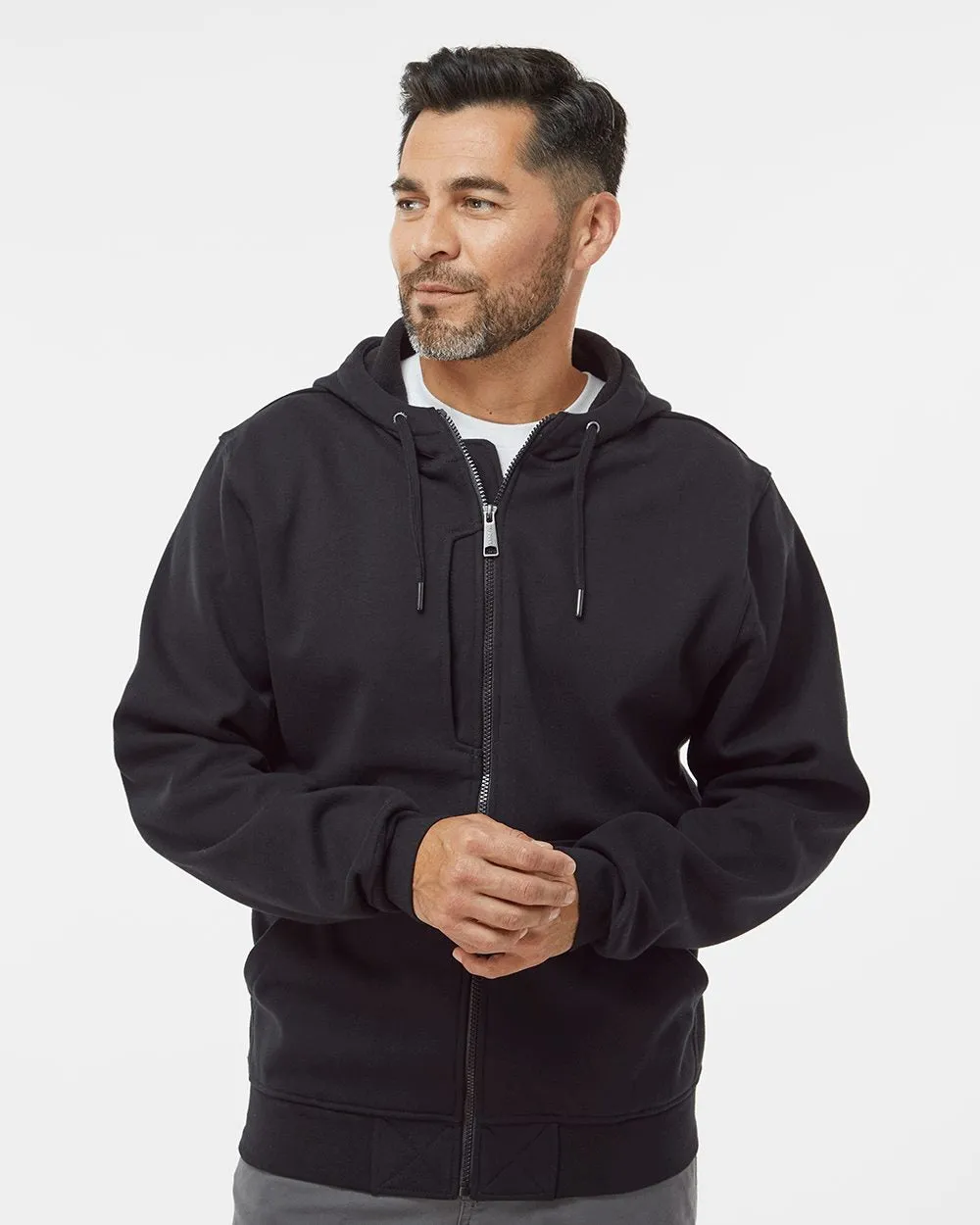 DRI DUCK Men's Bateman Bonded Power Fleece 2.0 Full-Zip Jacket