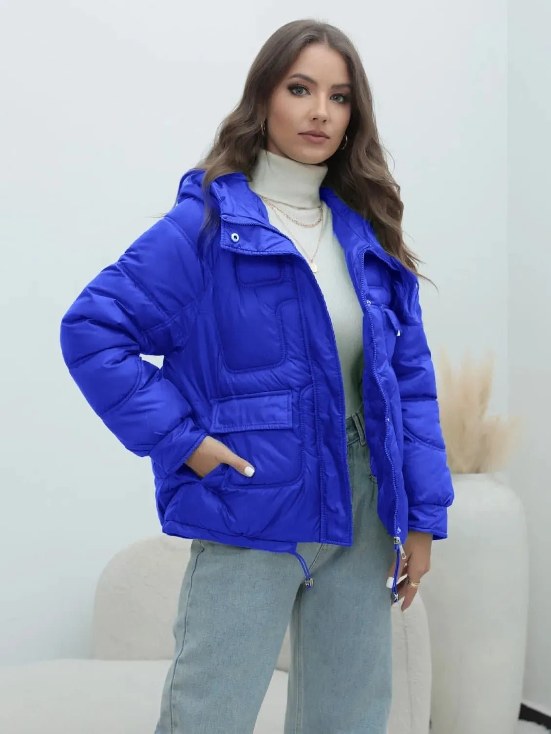 Duck Down Thicken Parka for Women - Warm, Stylish, and Cozy