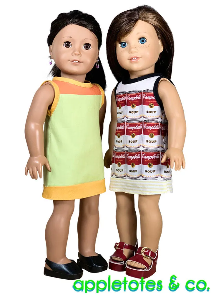 Edie Dress Sewing Pattern for 18 Inch Dolls