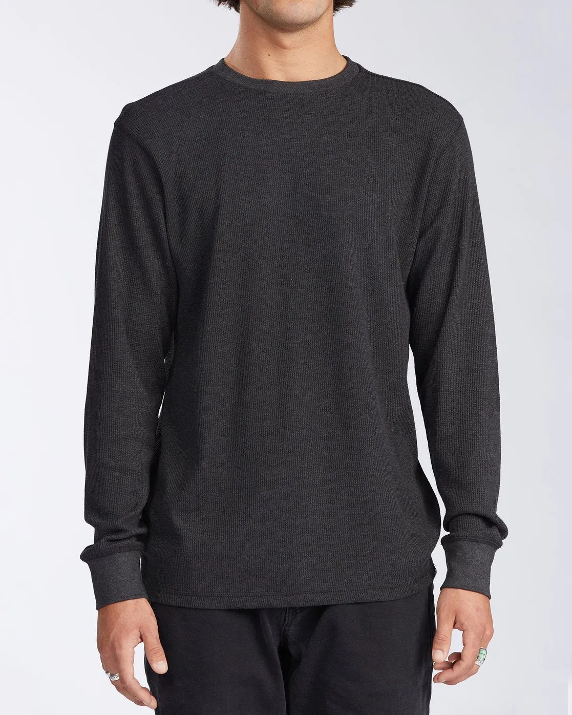 Essential Long Sleeve Thermal - Black Heather