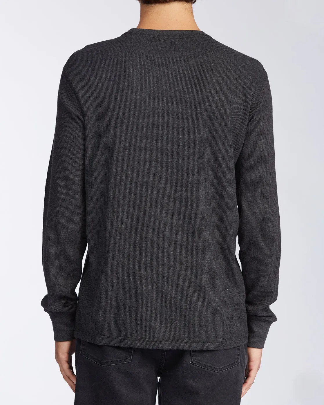 Essential Long Sleeve Thermal - Black Heather