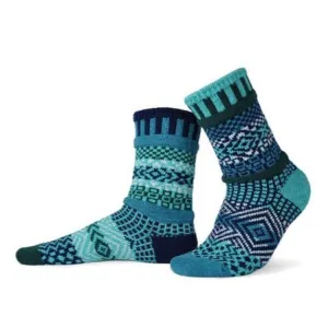 Evergreen Recycled Cotton Crew Socks