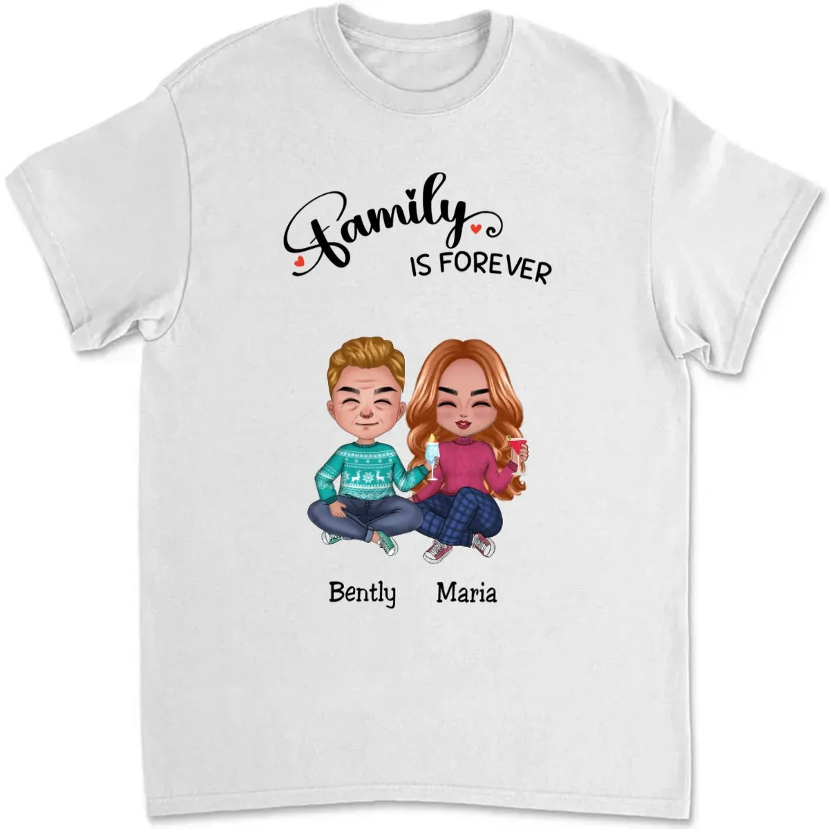 Family - Family Is Forever - Personalized T-Shirt (TB)