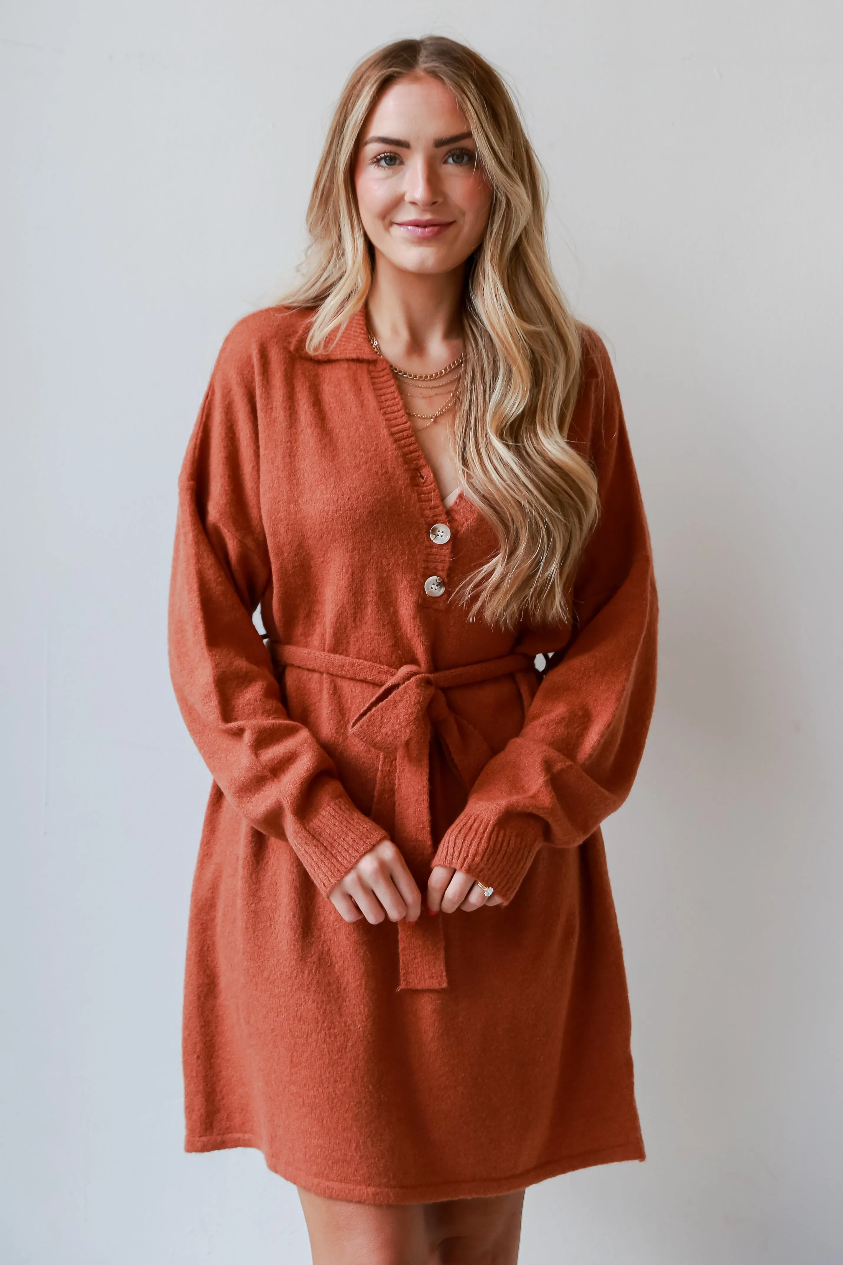 FINAL SALE - Feeling Adored Sweater Dress