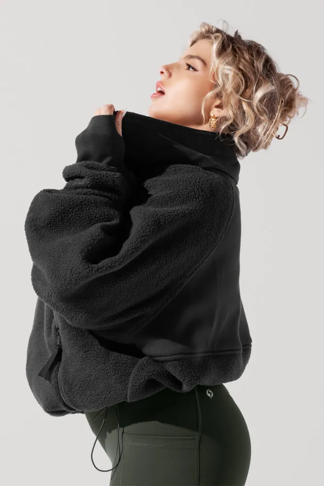 Find Your Inner Fleece Jacket - Charcoal