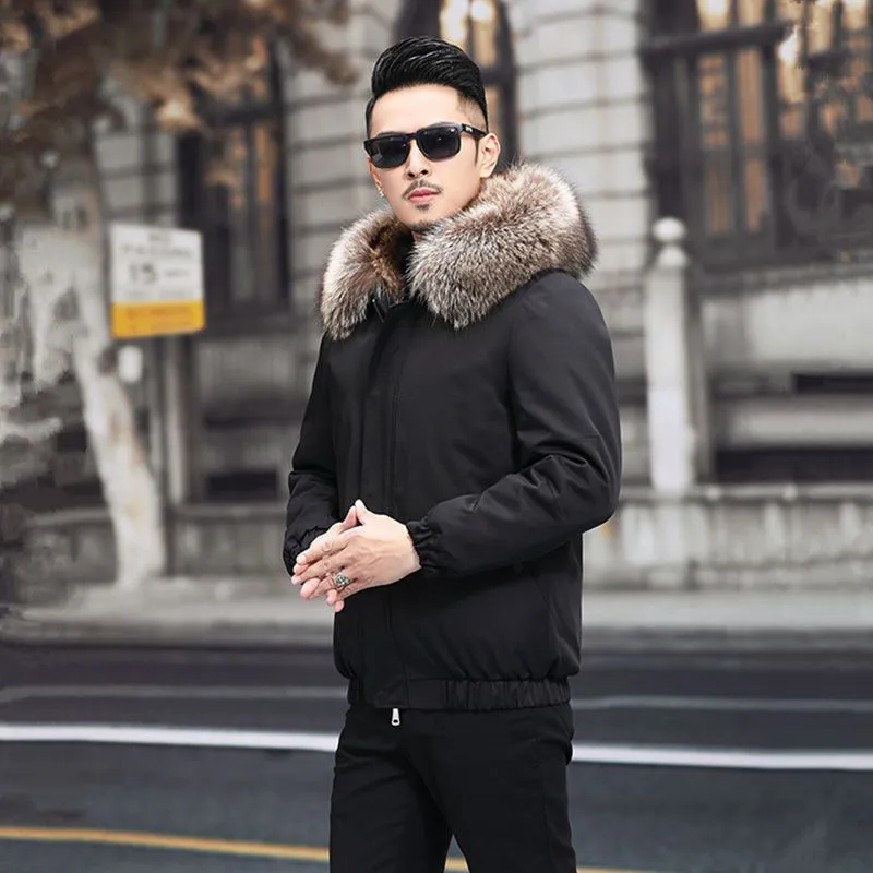 Fleece Faux Sable Detachable Parka