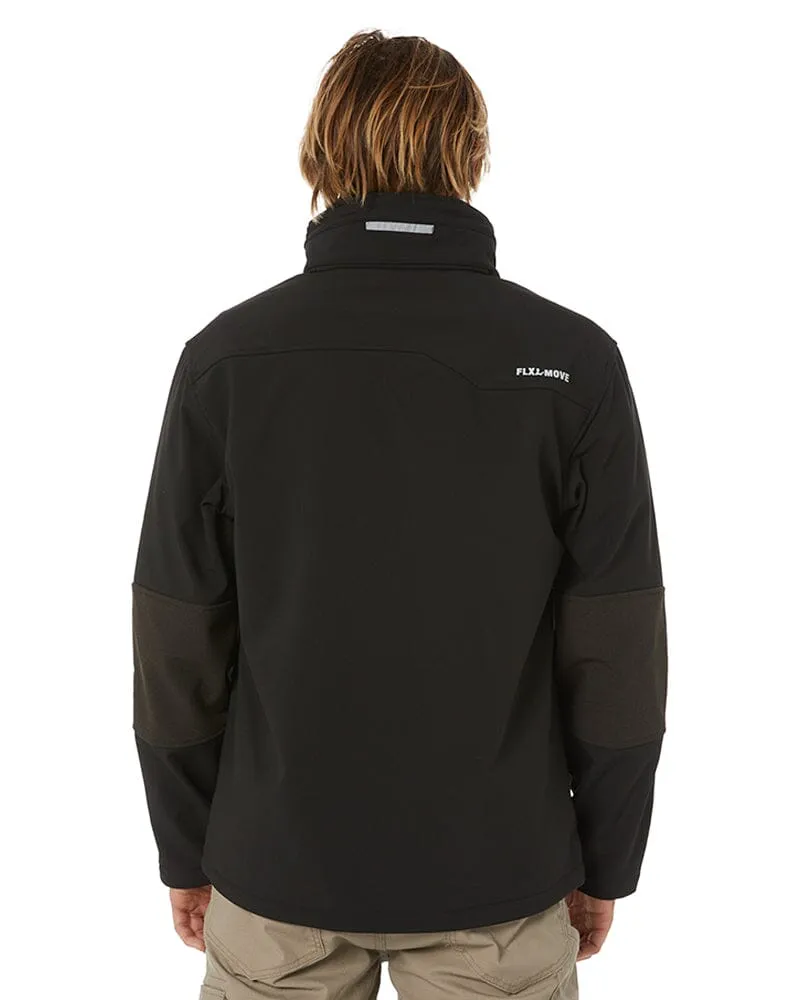 Flex and Move Hooded Soft Shell Jacket - Black