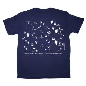 Footprints Youth Glow In The Dark Maine Audubon Logo T-Shirt