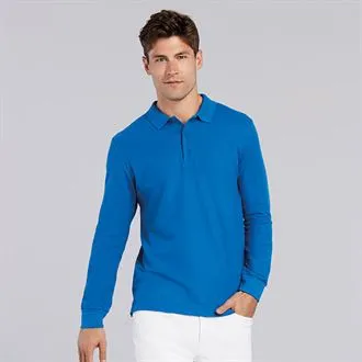 Gildan Premium Long Sleeve Polo