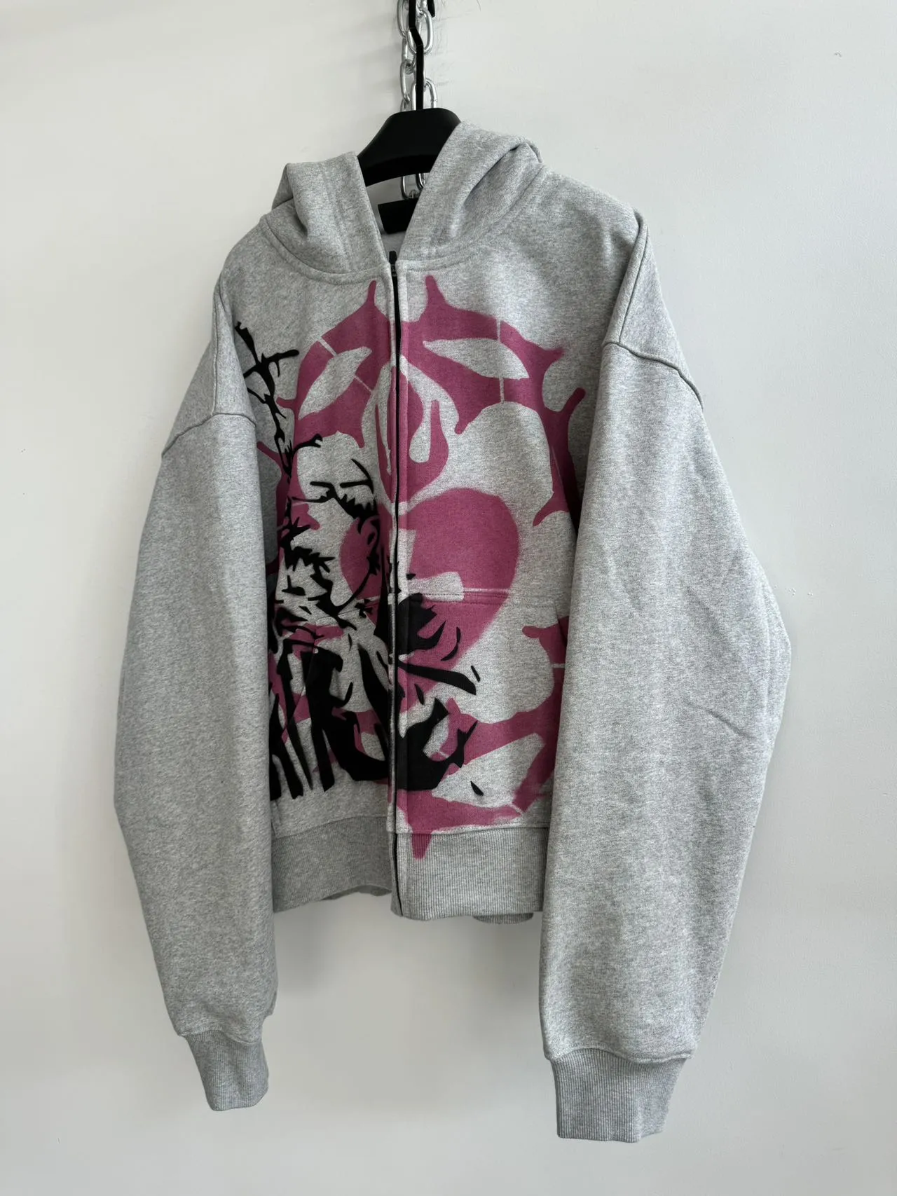 Graffiti Print Parka