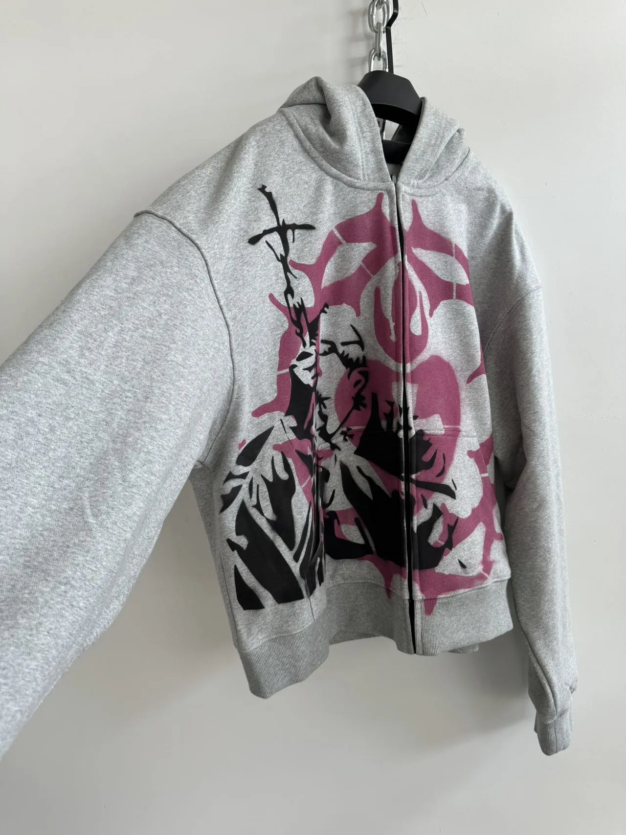 Graffiti Print Parka