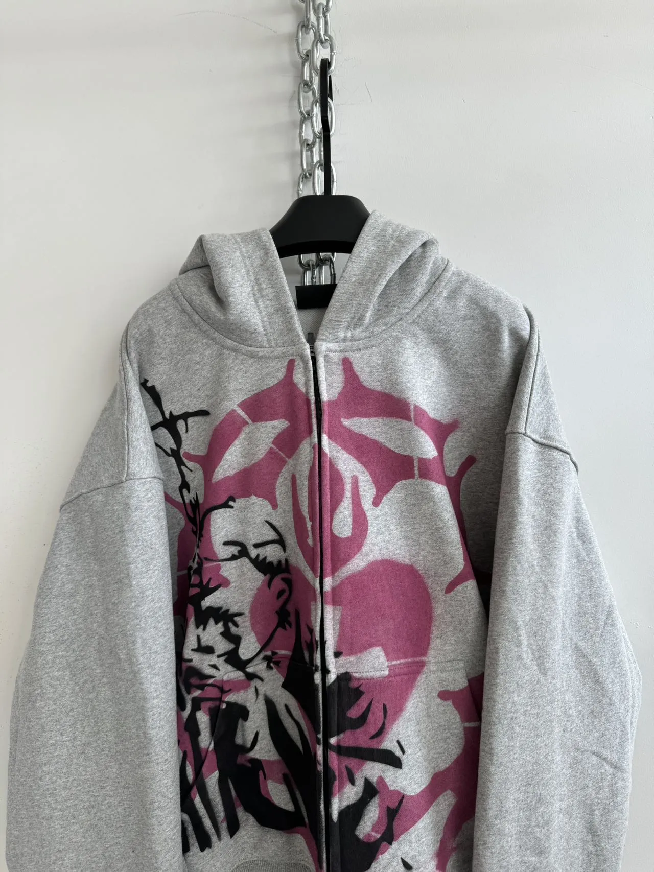 Graffiti Print Parka