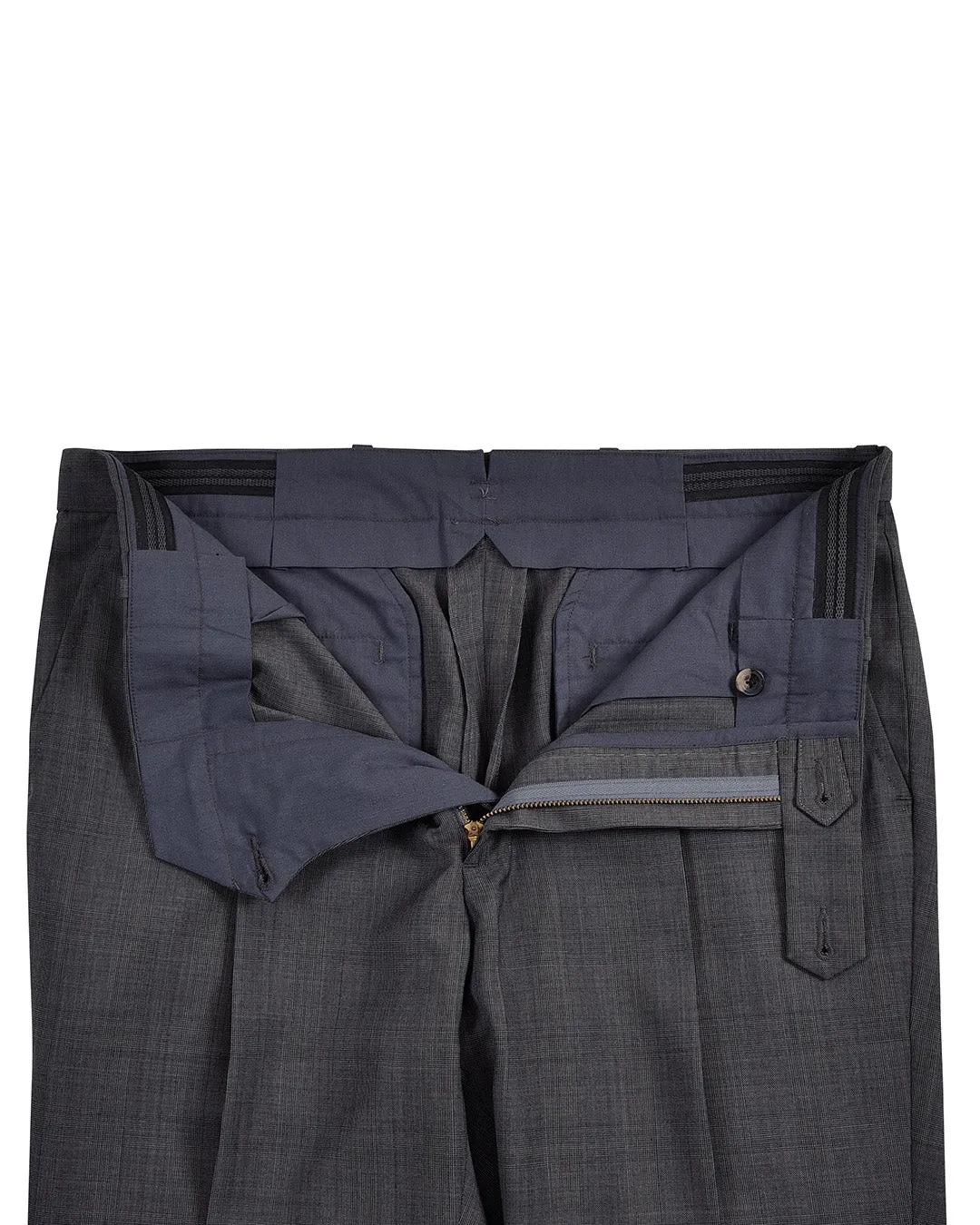 Grey Prince of Wales Dress Pant