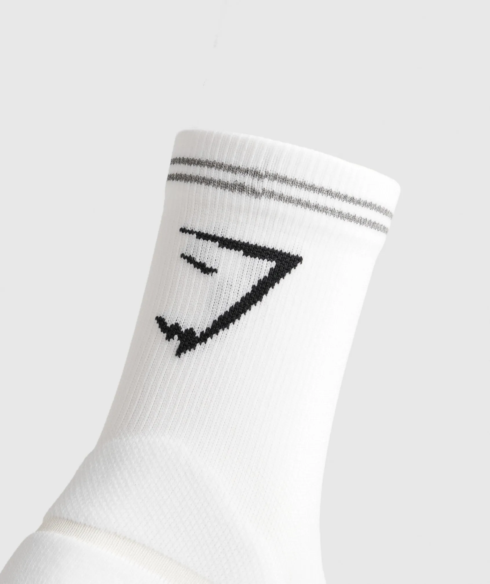 Gymshark Mid Running Socks - White