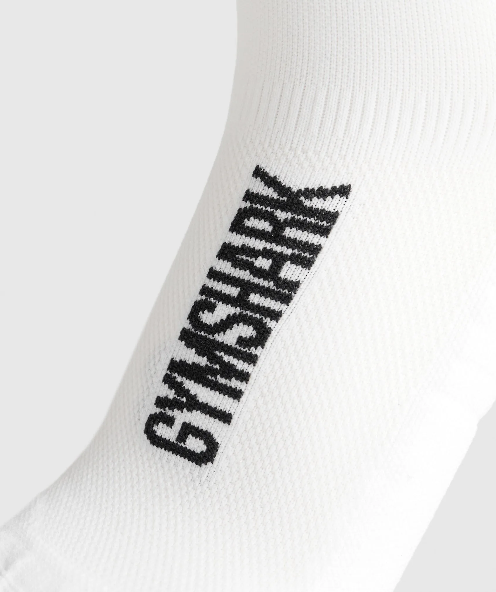 Gymshark Mid Running Socks - White