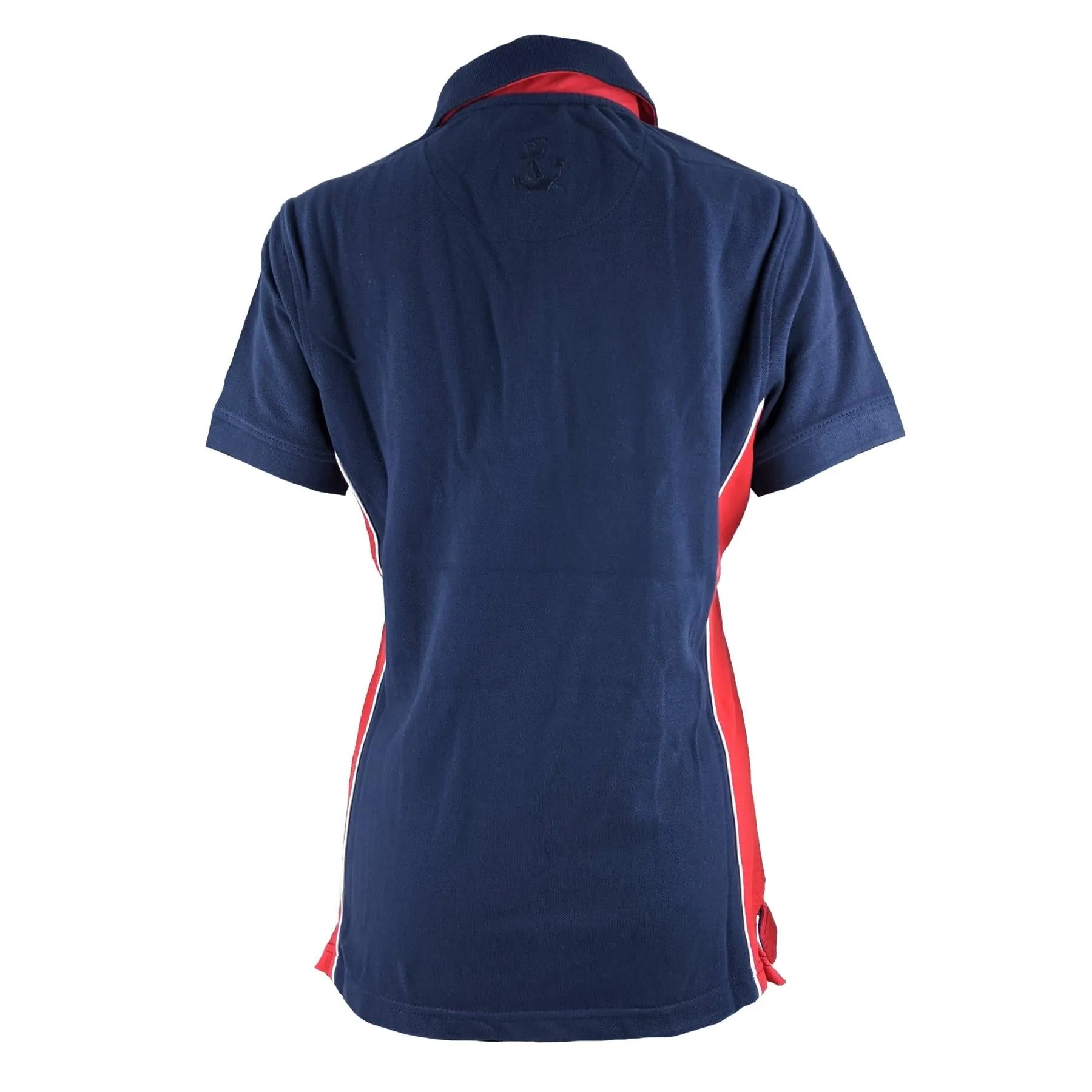 Hazy Blue Womens Short Sleeve Polo Shirt - Mia II