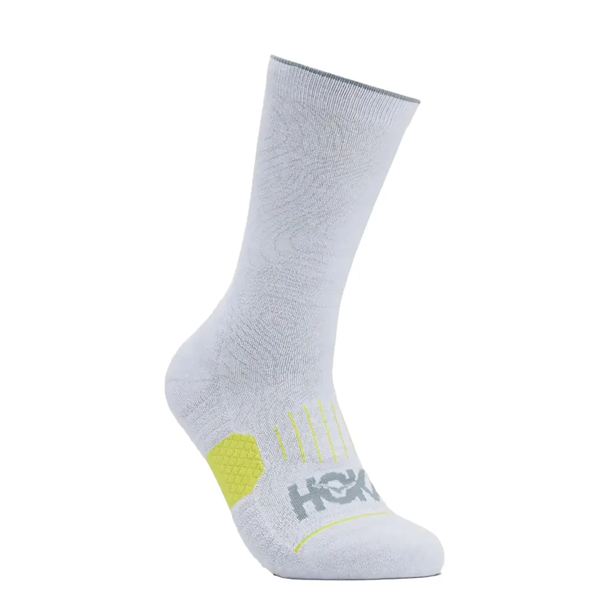 Hoka Crew Run Sock 3 Pack | White/black/grey