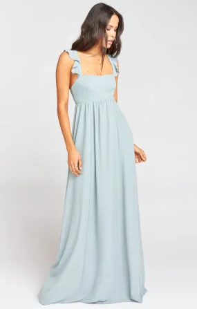 June Maxi Dress ~ Silver Sage Crisp