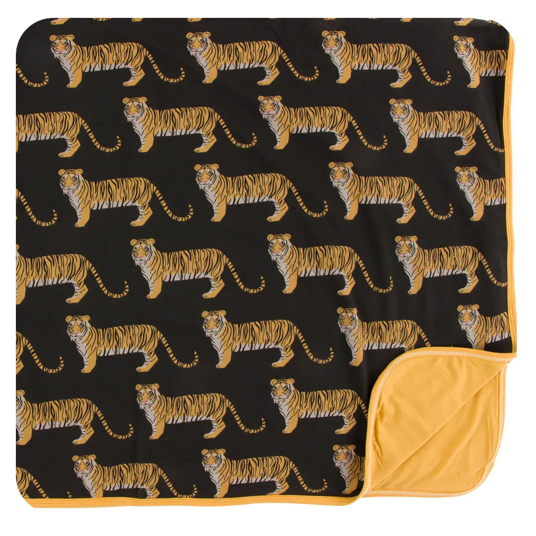 KicKee Pants Zebra Tiger Toddler Blanket