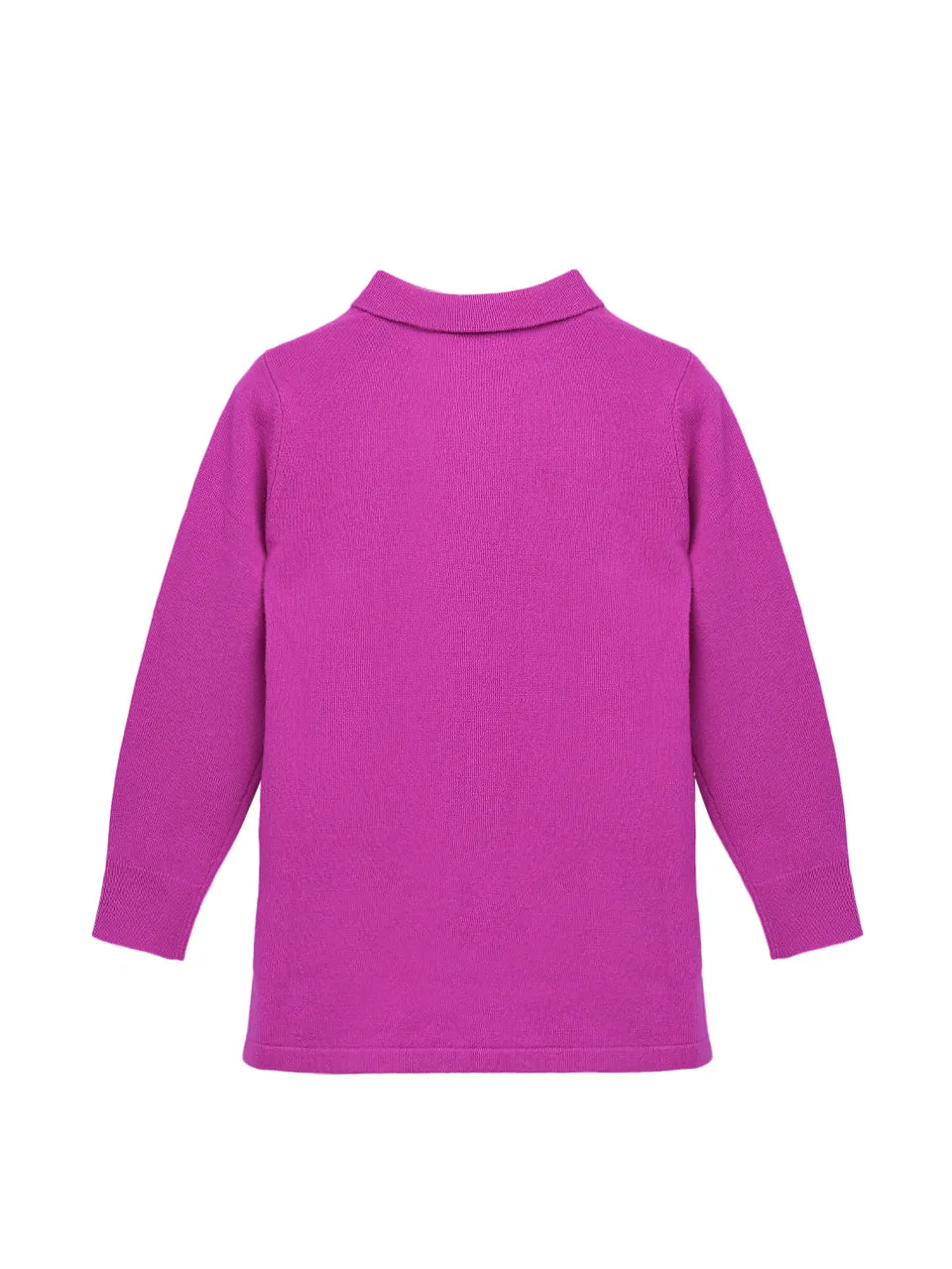 Kids Polo Sweater_Purple