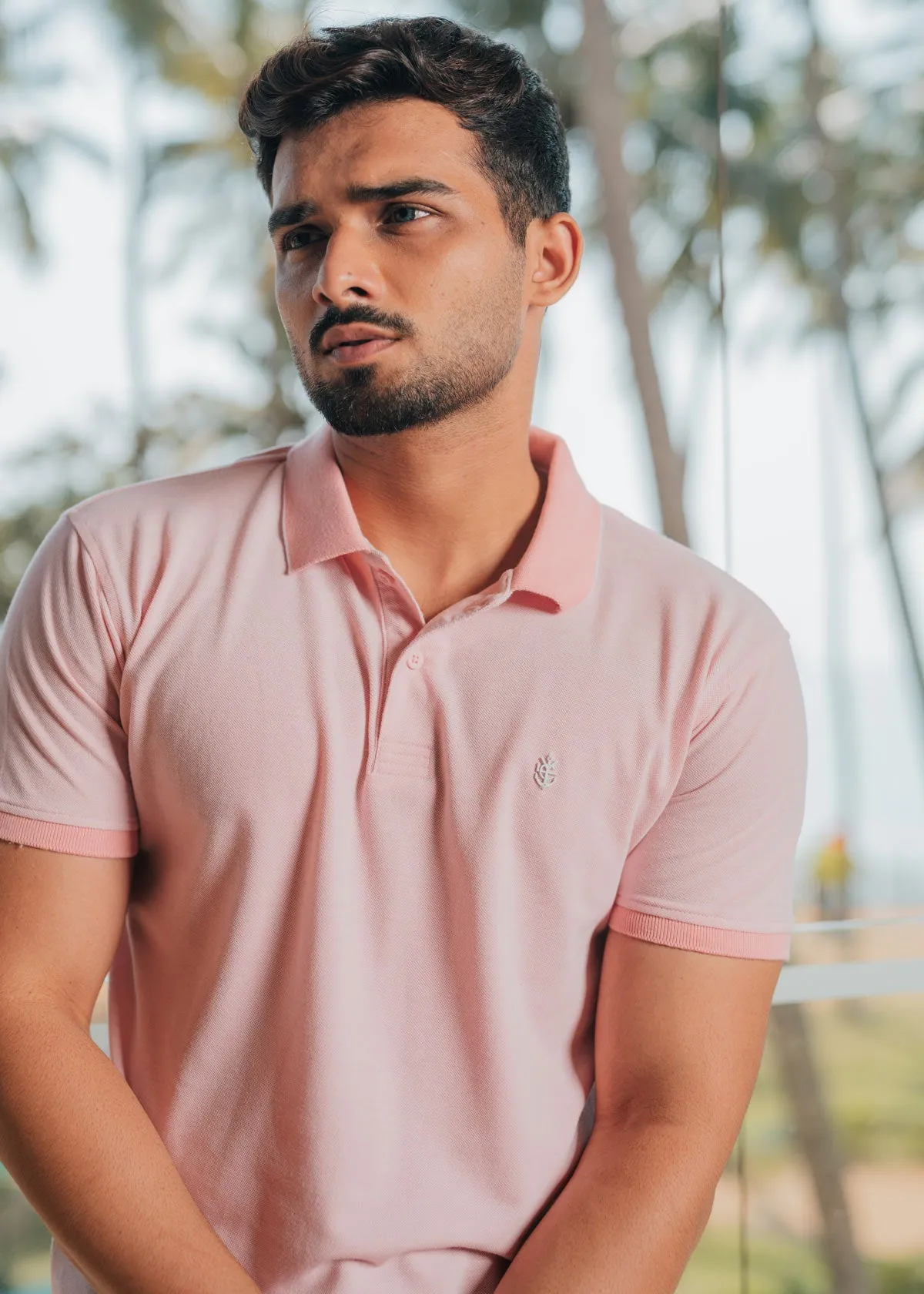 LCY | Birds-eye Tipping Collar Polo