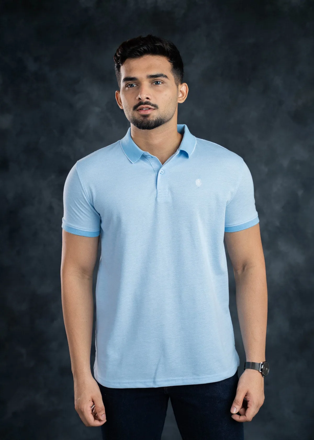 LCY | Birds-eye Tipping Collar Polo