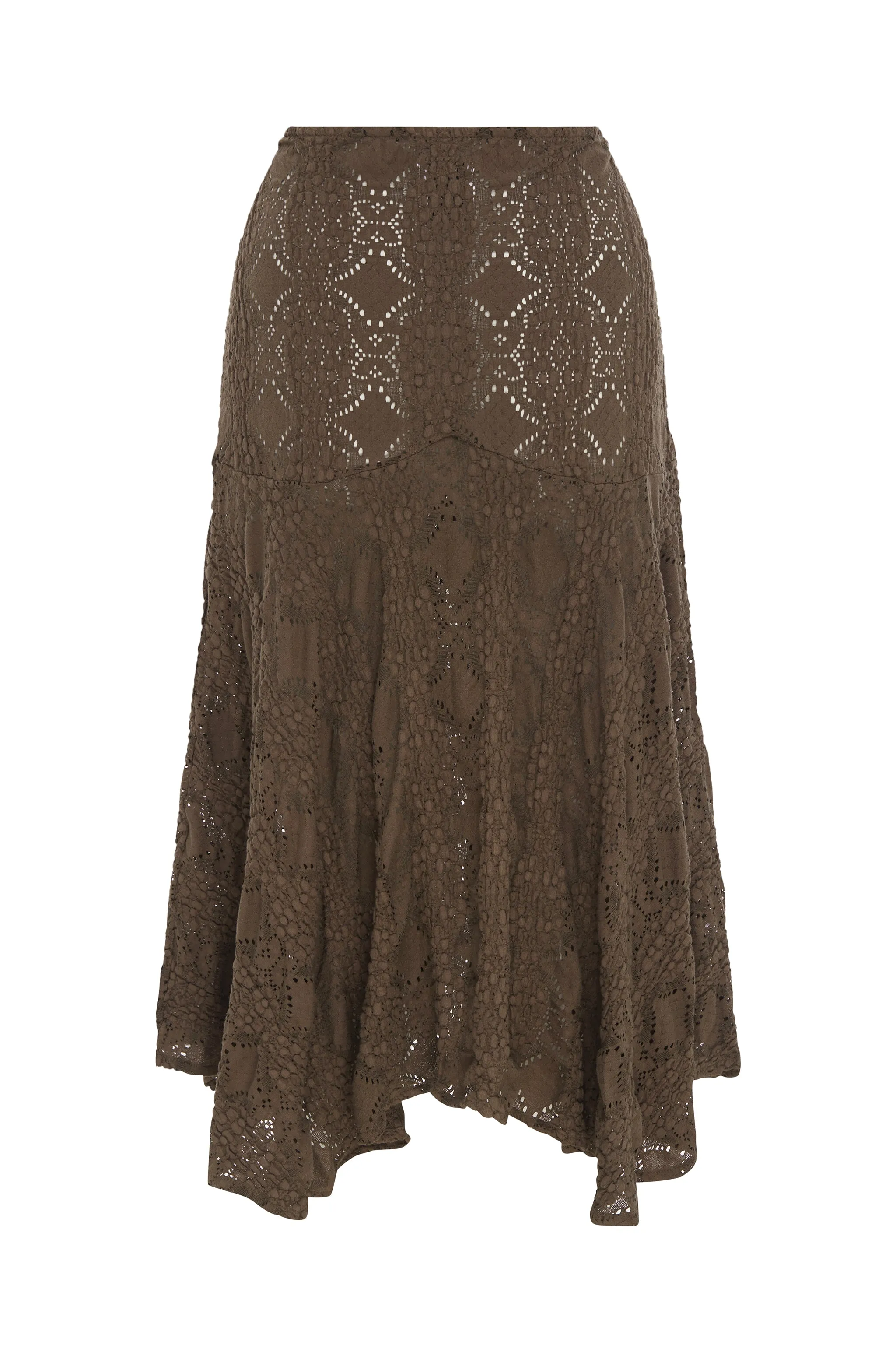 Maeve Midi Skirt | Brown