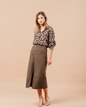 Maureen Skirt Khaki