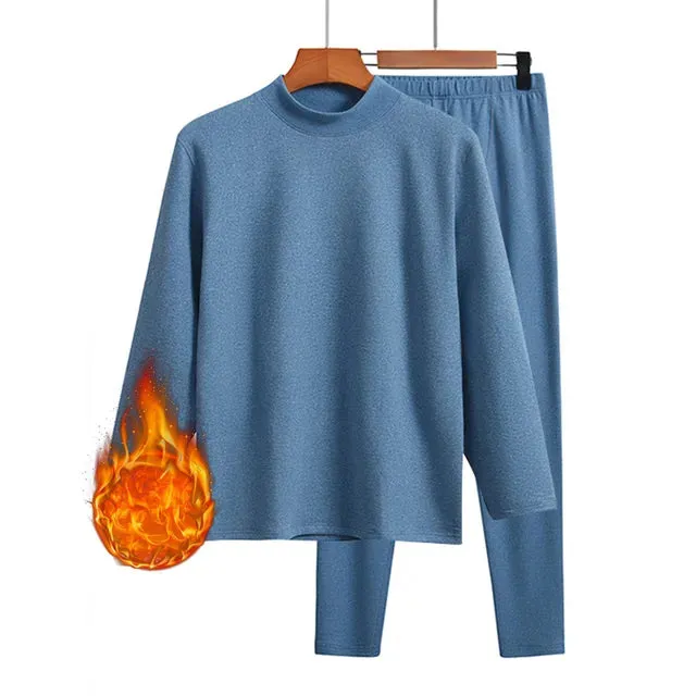 Men's Pure Cotton Thermal Underwear Set: Autumn Thin Layer