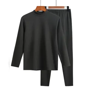 Men's Pure Cotton Thermal Underwear Set: Autumn Thin Layer