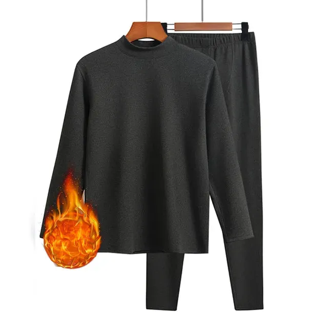 Men's Pure Cotton Thermal Underwear Set: Autumn Thin Layer