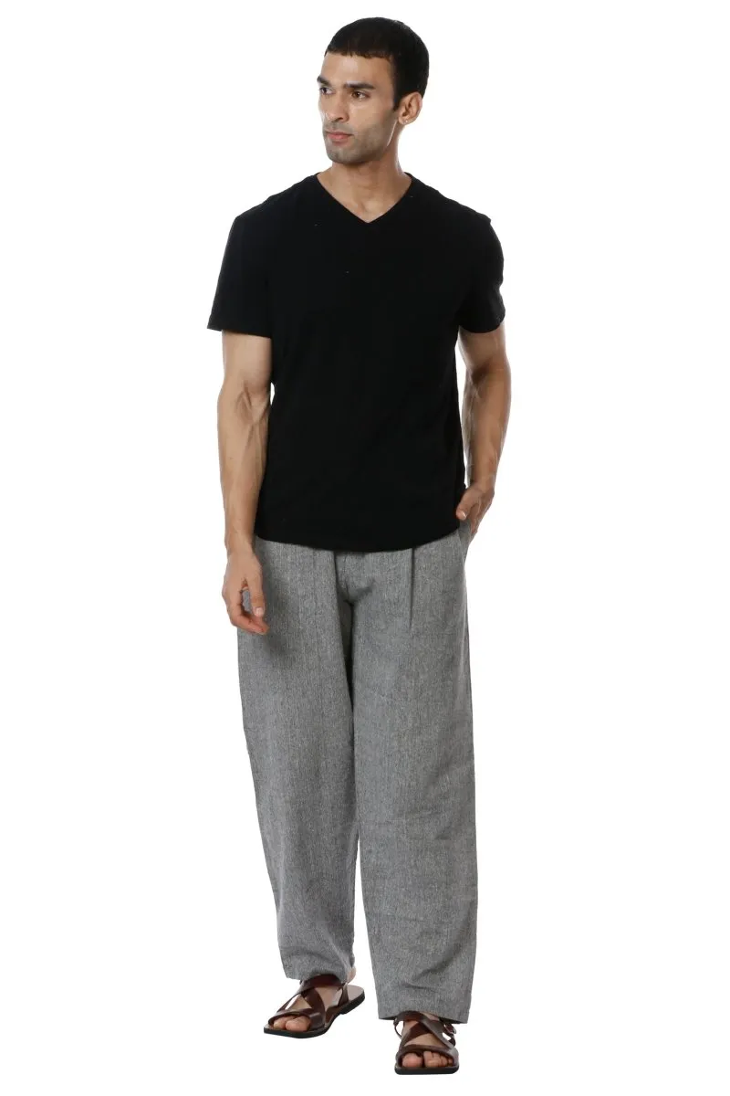 Men's Pyjama Pack of 2 |  Cream & Grey | Fits Waist Sizes 28" to 36"