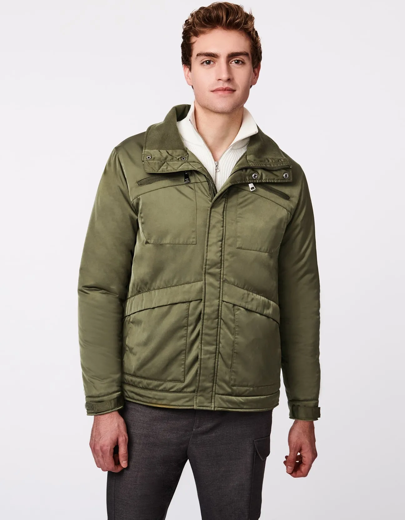 Men's Utility Shine Active Puffer Jacket