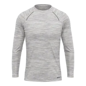 Men's White Long Sleeve Thermal T-Shirt