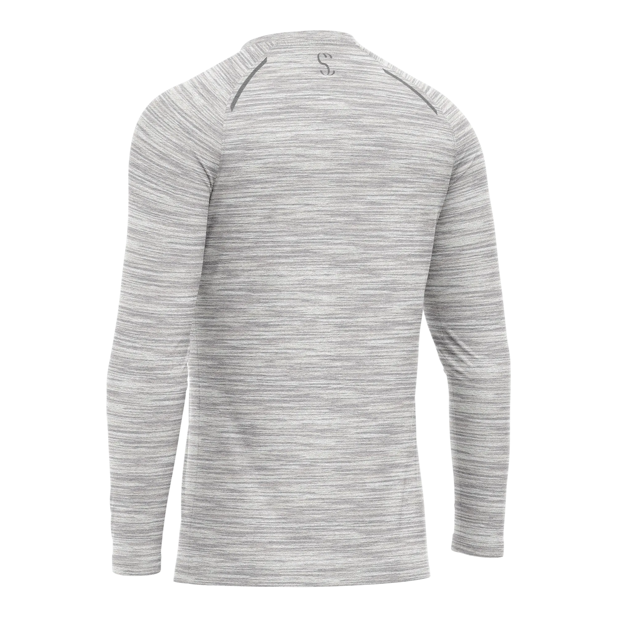 Men's White Long Sleeve Thermal T-Shirt