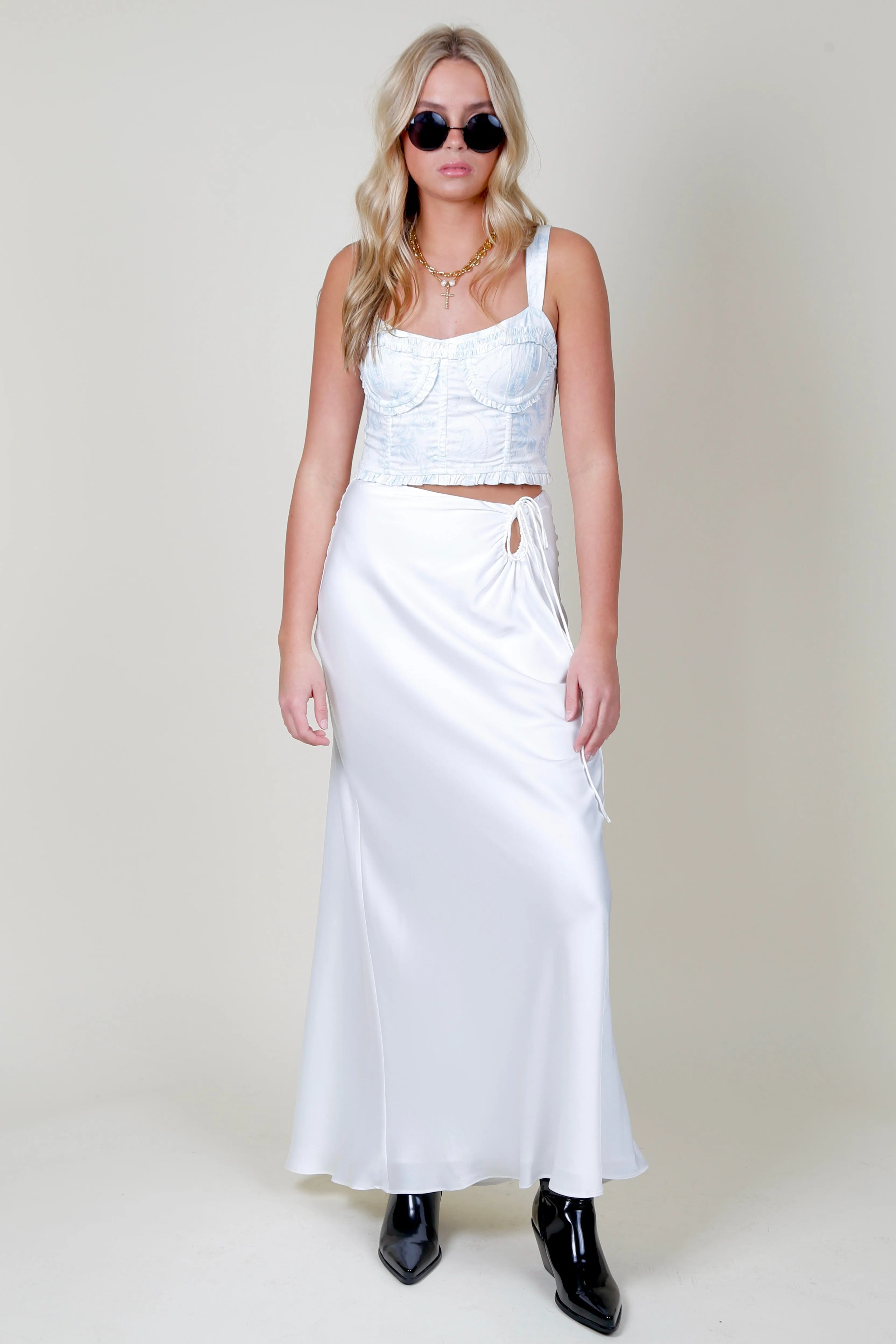 MISHA | The Melody Skirt - Ivory