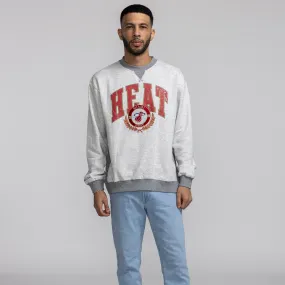 Mitchell & Ness Miami HEAT Premium Fleece Crewneck