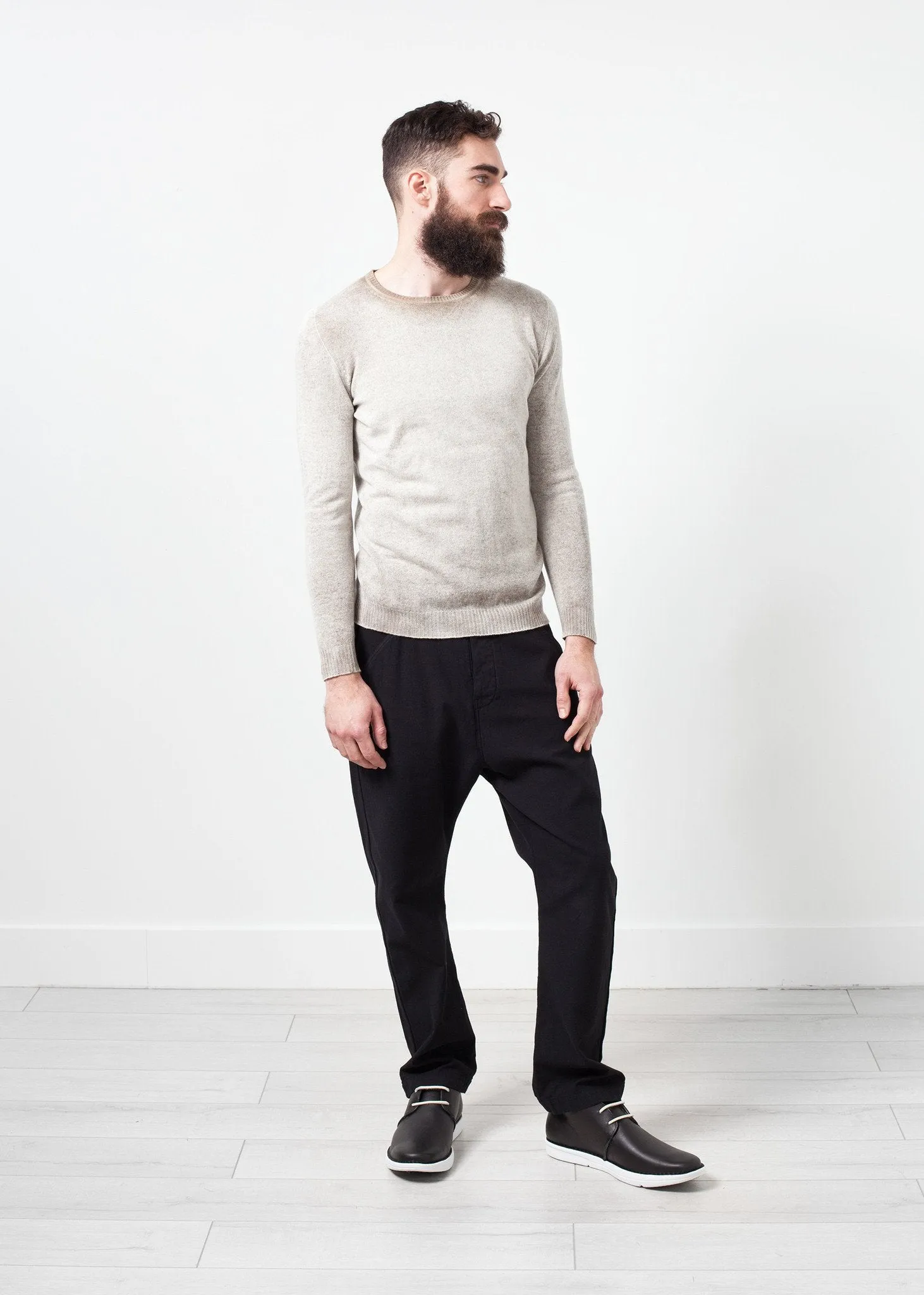 Mottled Cashmere Crewneck