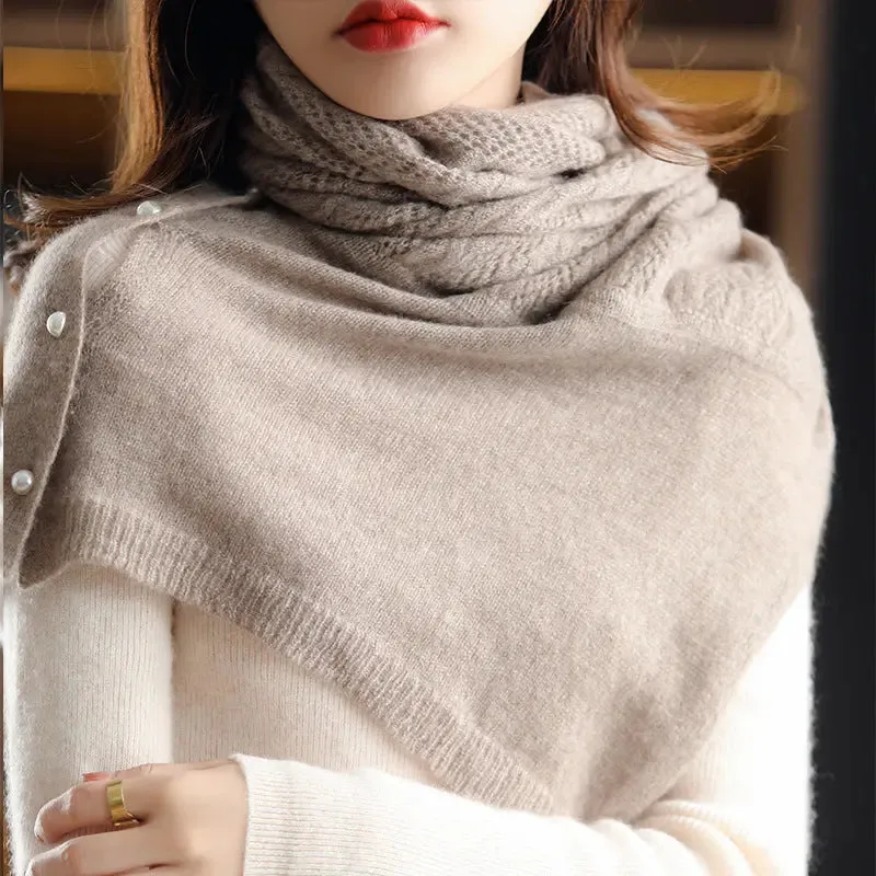 Multifunctional Hollow Neck Shoulder Scarf