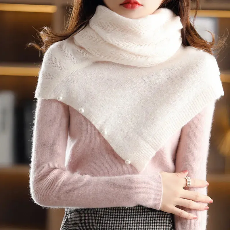 Multifunctional Hollow Neck Shoulder Scarf