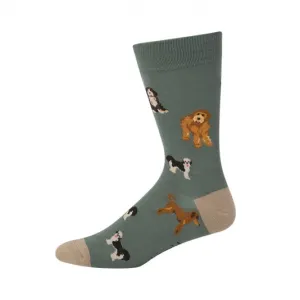 Oodles Men's Bamboo Crew Socks