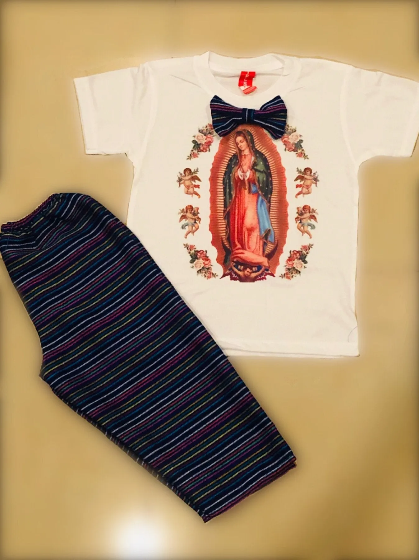 Our Lady of Guadalupe T-shirt and Pants Set for Boys