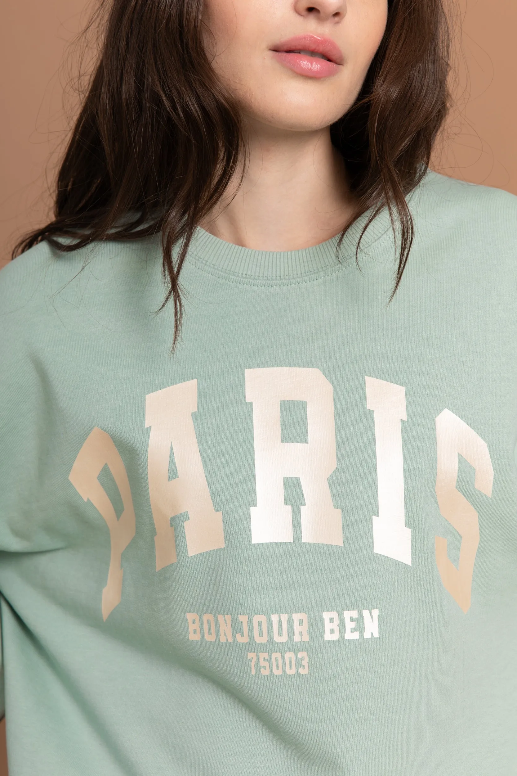 Paris Sweater - Aloe/champagner